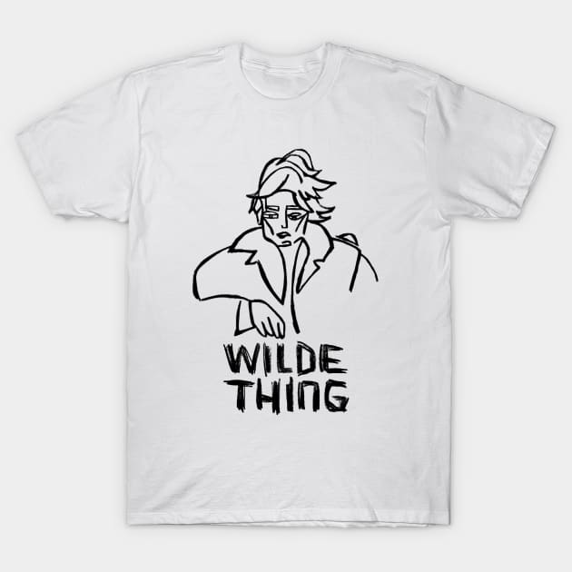 Ocsar Wilde: Wilde Thing T-Shirt by badlydrawnbabe